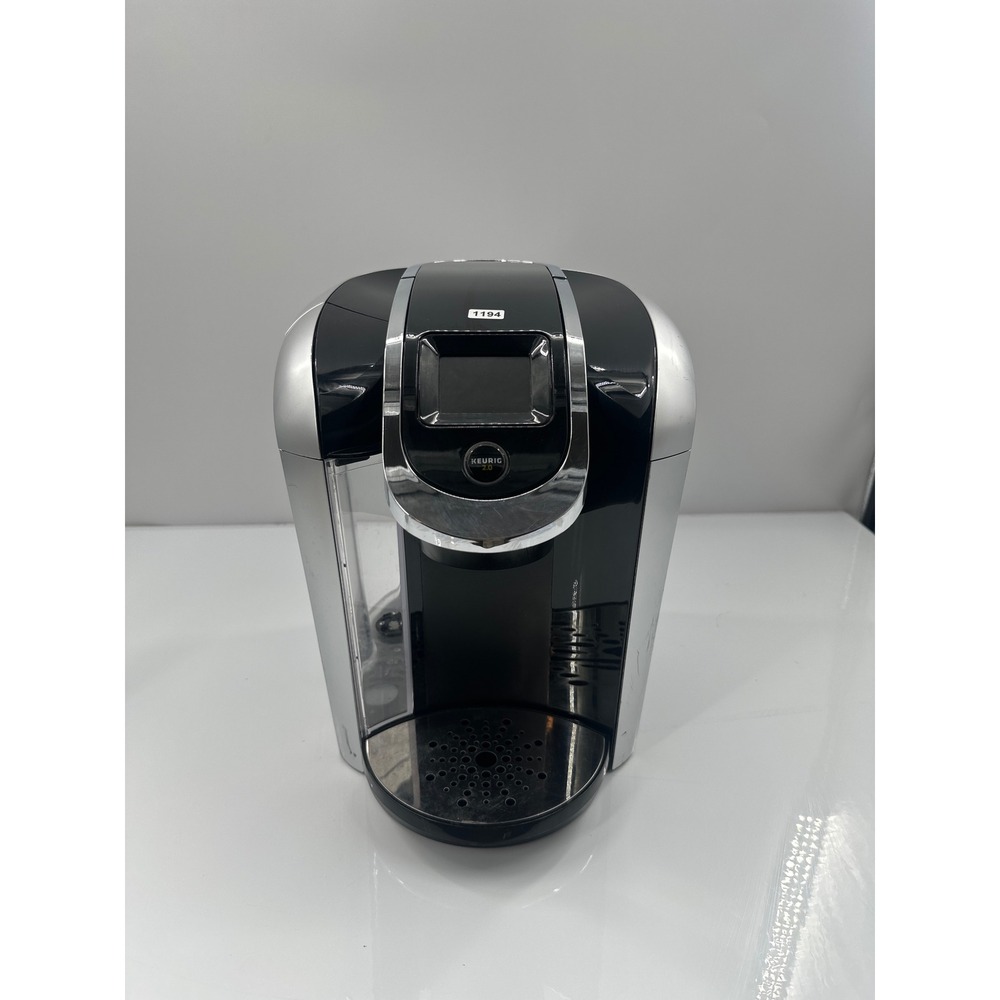 Keurig 2.0 K200 Hot Brewer Coffee Maker Black Silver K2.0-400 with Accessories